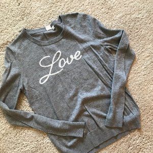 GAP Love Gray Sweater